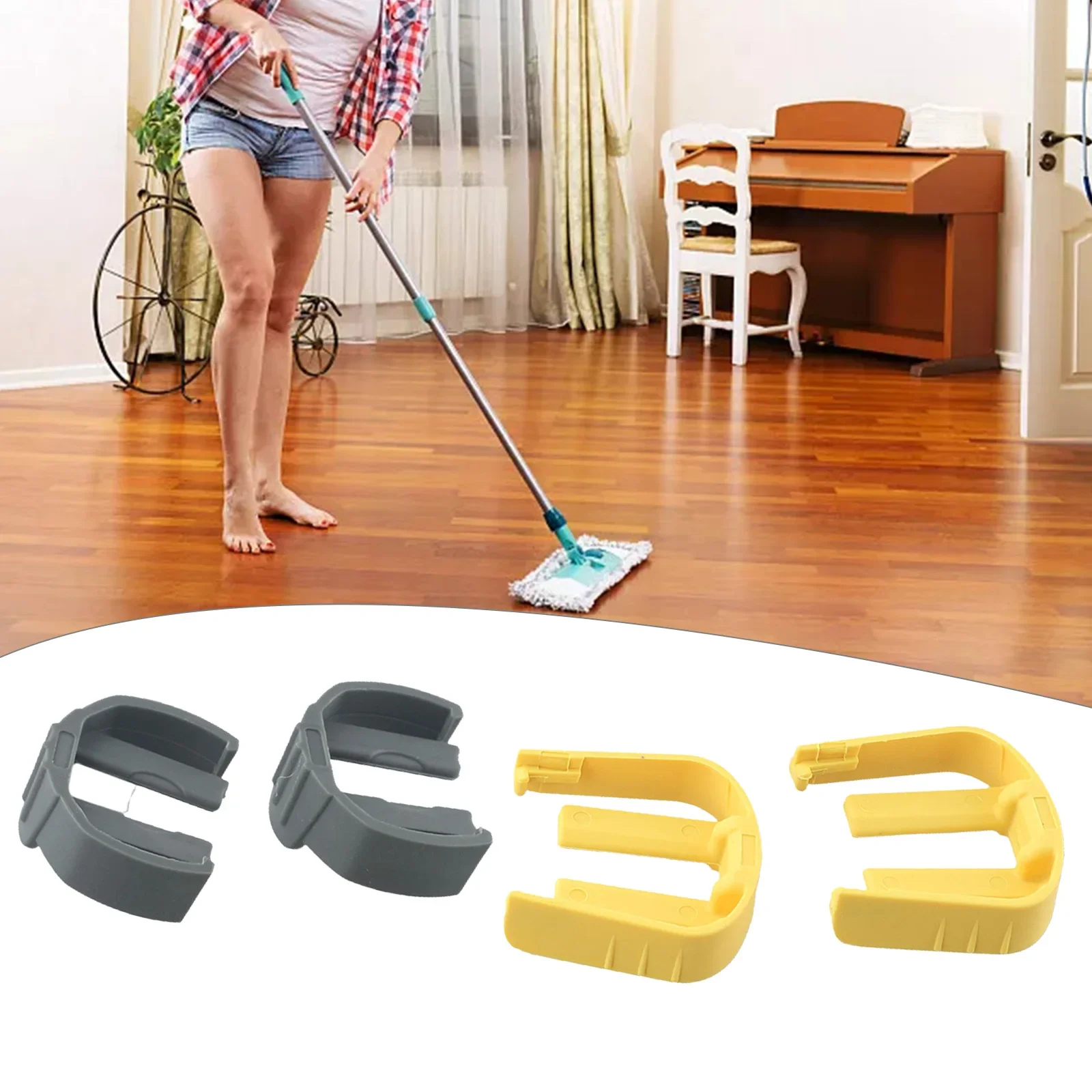 คลิป2ชิ้นพร้อมแหวนรัดสายยาง2ชิ้นสำหรับ Karcher K2 K3แรงดัน K7เครื่องซักผ้าทริกเกอร์ล็อคหัวต่อคอมพิวเตอร์อะไหล่สำรอง