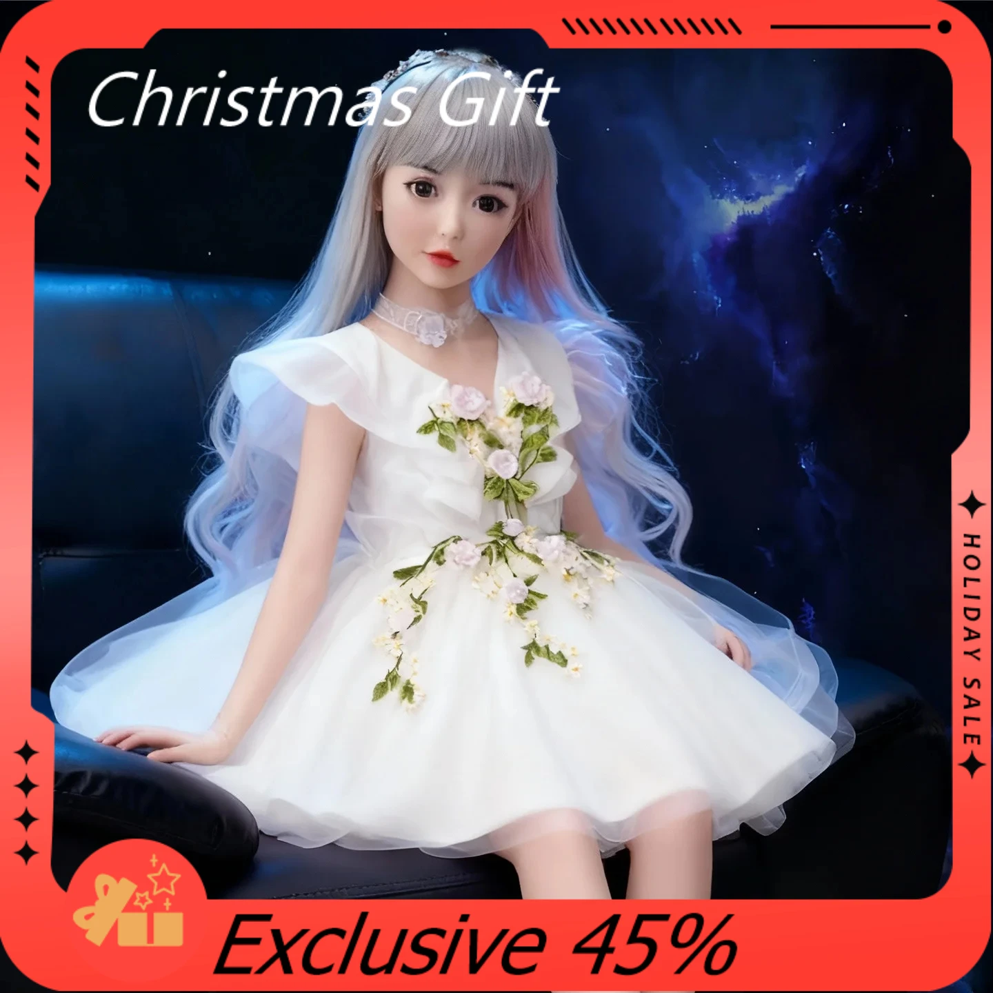 

Модель аниме-куклы 100 см/движные суставы/корпус из ТПЭ и голова из ПВХ/съемная скульптура головы/костюмная кукла/изысканный подарок