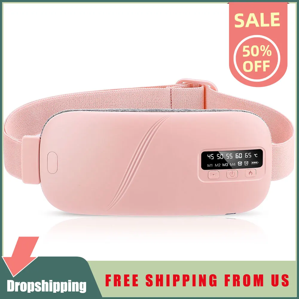 Wireless Menstrual Heating Pad Massager Belt