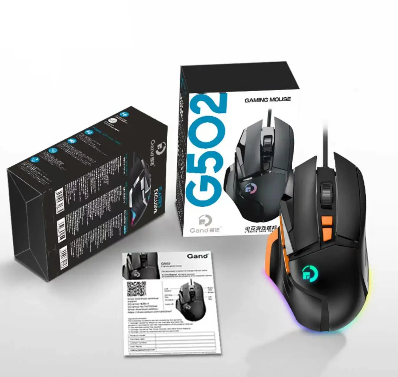 G502 HERO Cable Game Mouse E-Sports Eating Chicken Mechanical Mouse RGB Light Can Be Balanced To Eat Chicken Macro Prog