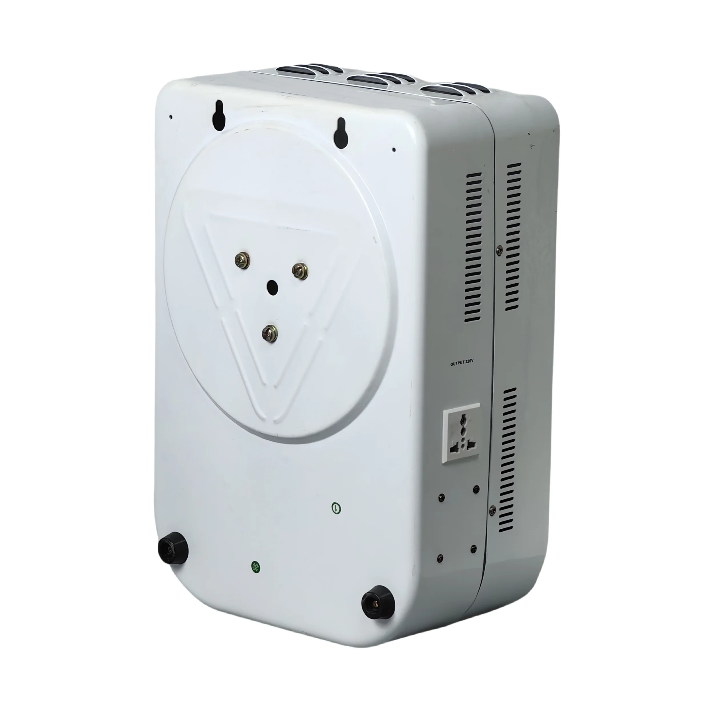 

220V Wall Mounted ultra Thin Relay 10000W Automatic Voltage Stabilizer Voltage Regulator for Home House AC Refregrater