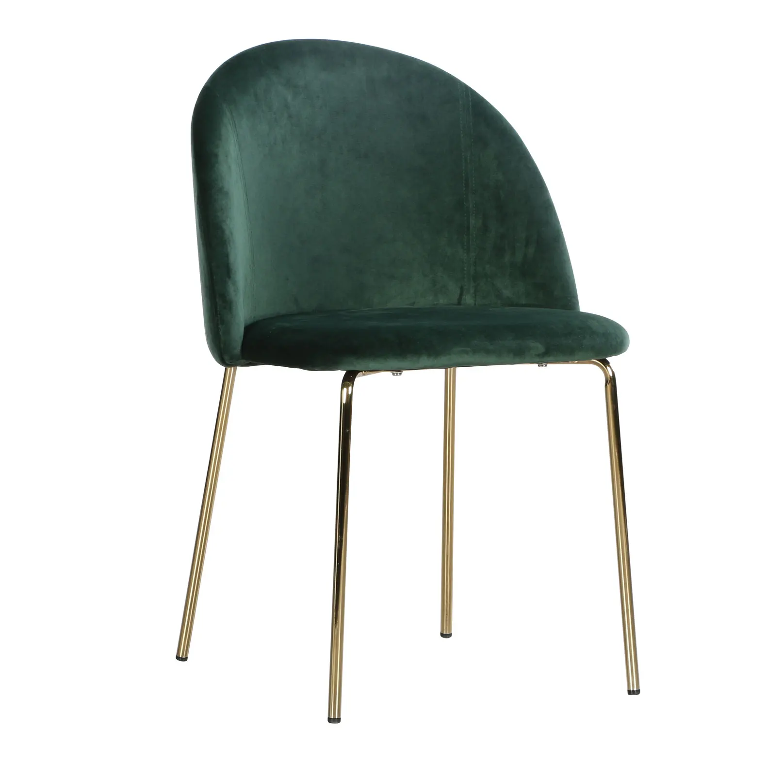 

Restaurant Modern Fabric Restaurant Green Dining Velvet Chair Luxury Design