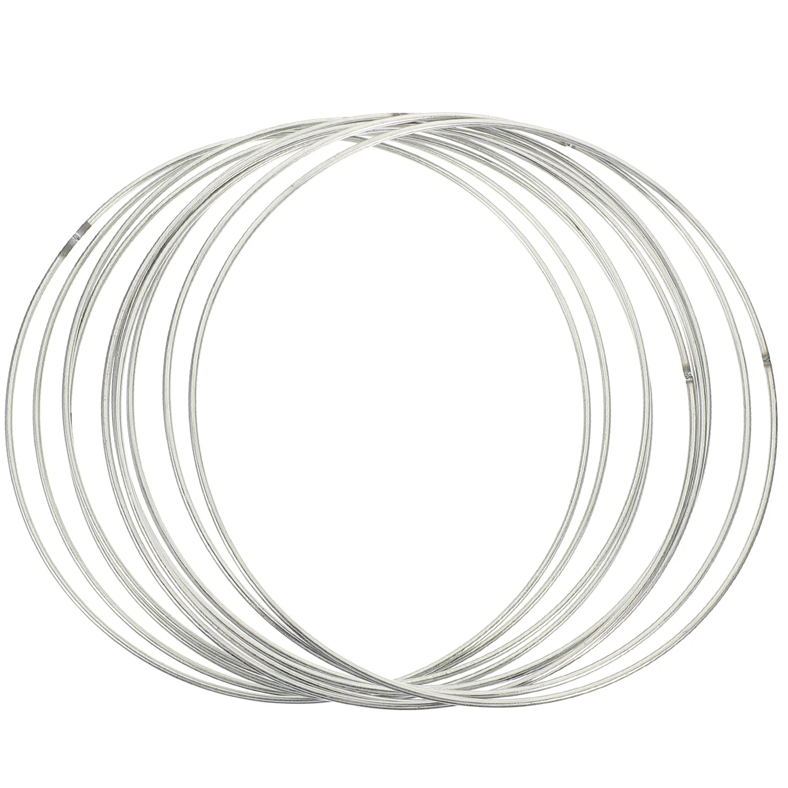 

10Pcs Dream Catcher Materials Metal Rings for DIY Dreamcatcher Making Rings Solid Metal Circles Dreamcatcher Decor Craft