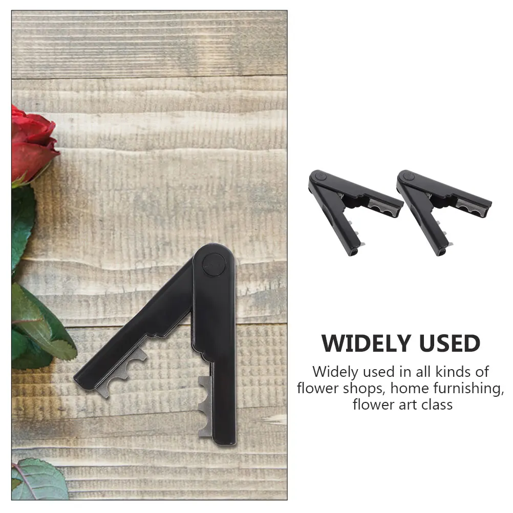 2 pçs ergonômico rosa espinho removedor ferramenta multi funcional haste stripper para remover folhas e rebarbas florista Essentials