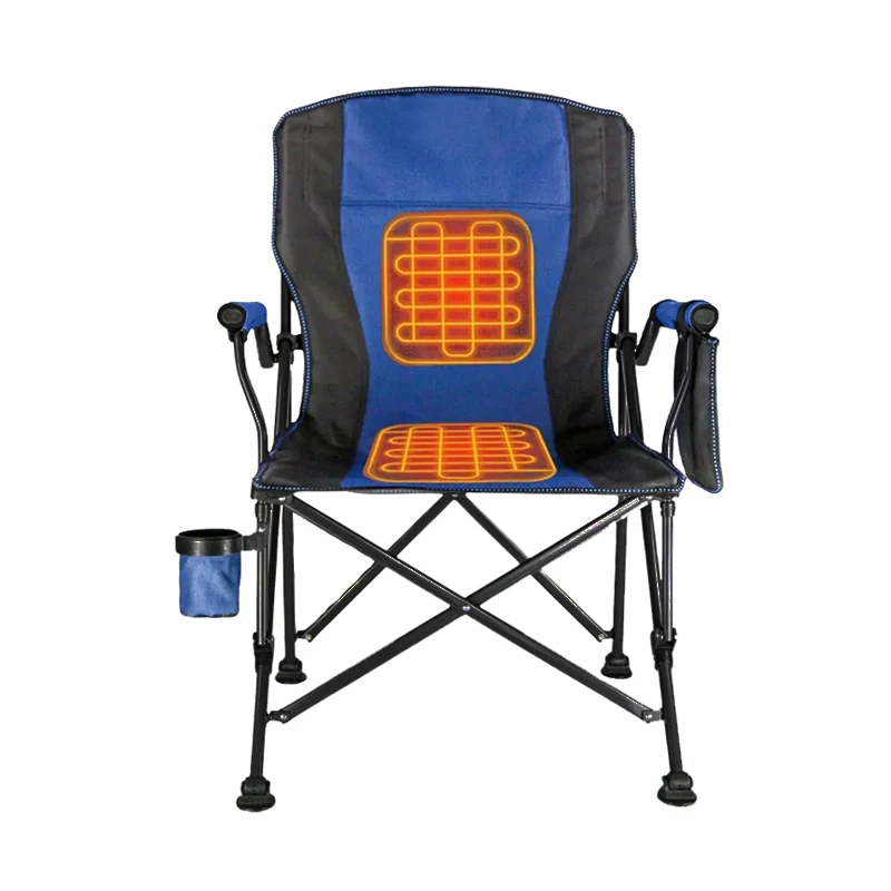 

Portable Sports Leisure Heated Outdoor Chairs Foldable for Fishing Oversized Heated Camping Chair