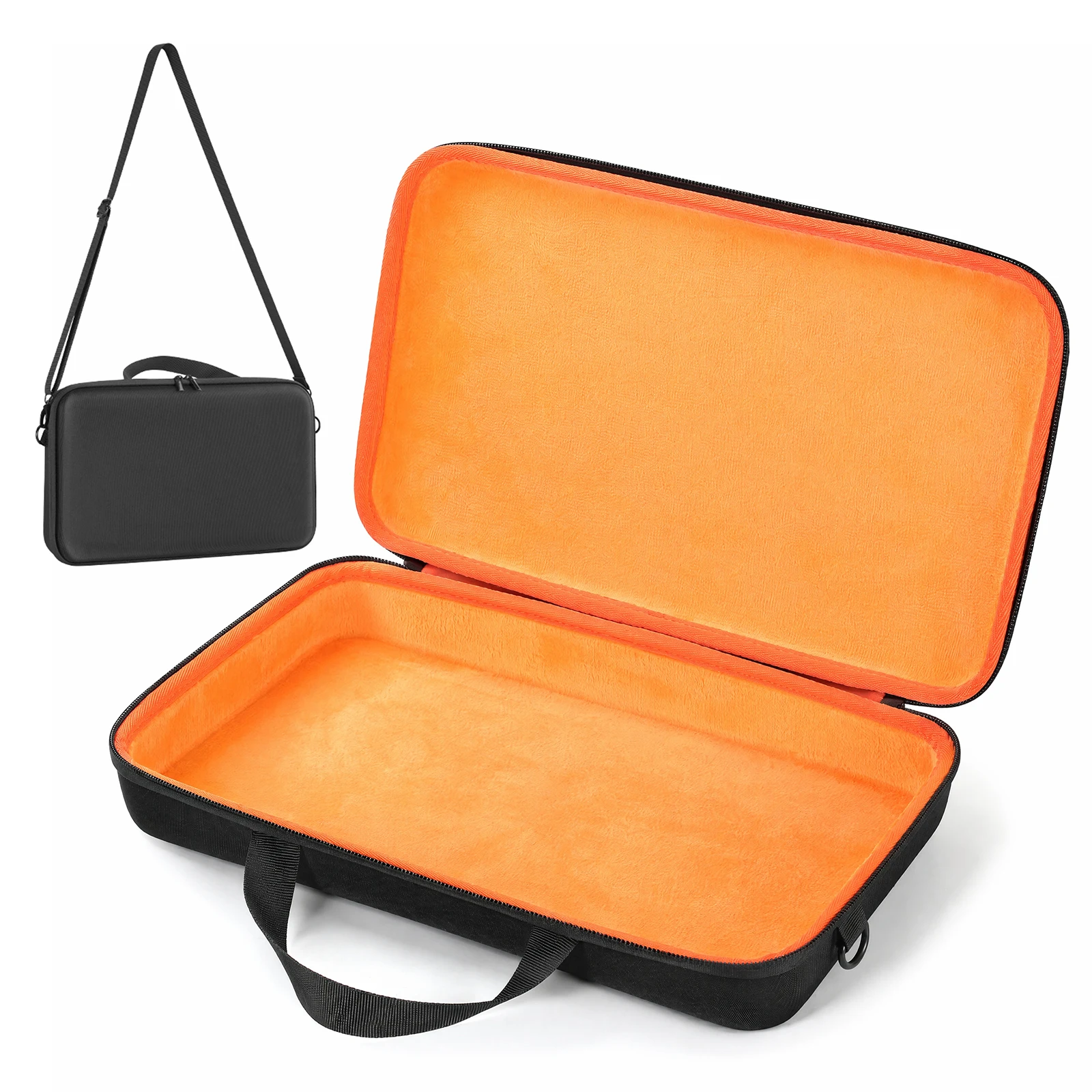 Hard Storage Case for Akai Professional MPK Mini 4 USB-C MIDI Keyboard Controller Waterproof EVA Bag with Shoulder Strap