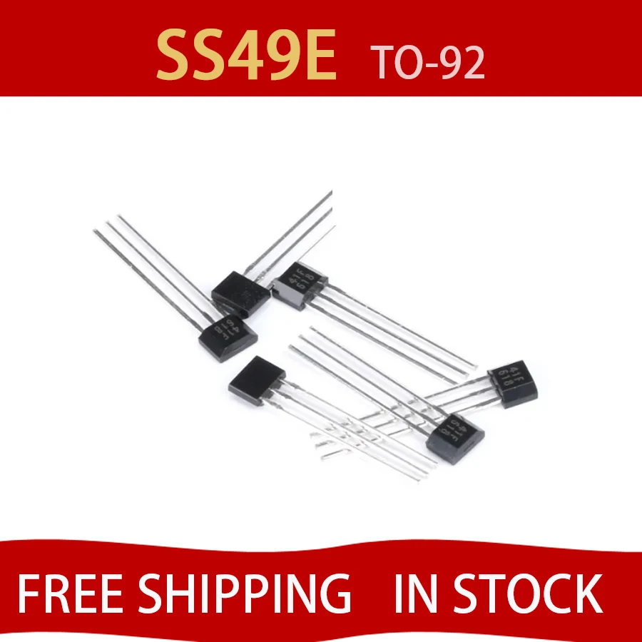 10PCS SS40AF SS41F SS495A SS49E OH41F SS495A1 Hall sensor SS40 SS41 SS495 SS49 A3144E U18 US1881 AH3503 US5881
