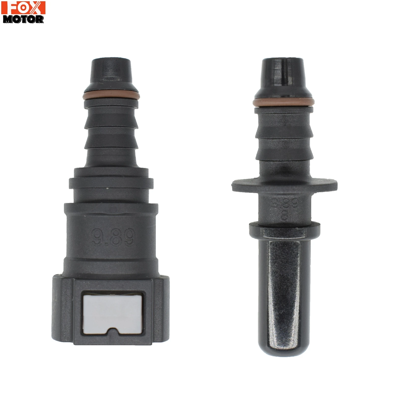 1 Set Car 9.89 8mm Fuel Line Hose Coupler Connect Connector Straight Coupling Quick Release Connectors Motorcycle Parts Fitting