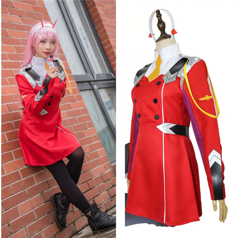 

DARLING in the FRANXX female lead 02 animation crane wanglan cosplay clothes spot retro