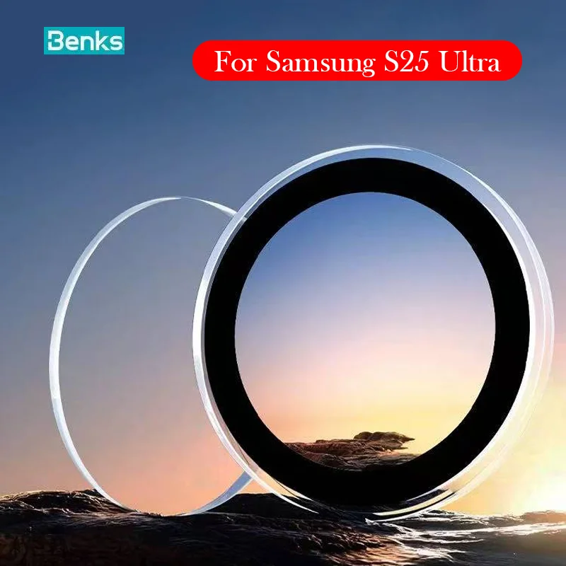 Benks Camera Protection For Samsung S25 Ultra Protective Glass for Samsung S25 Ultra Full Cover Glass