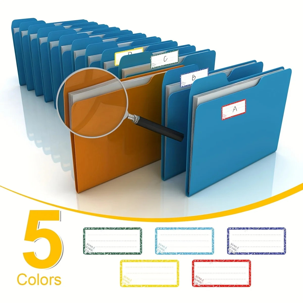 

120PCS Office labels sticky note School Page Marker Planner Stickers Home Refrigerator Labels Food Storage Labels Stickers