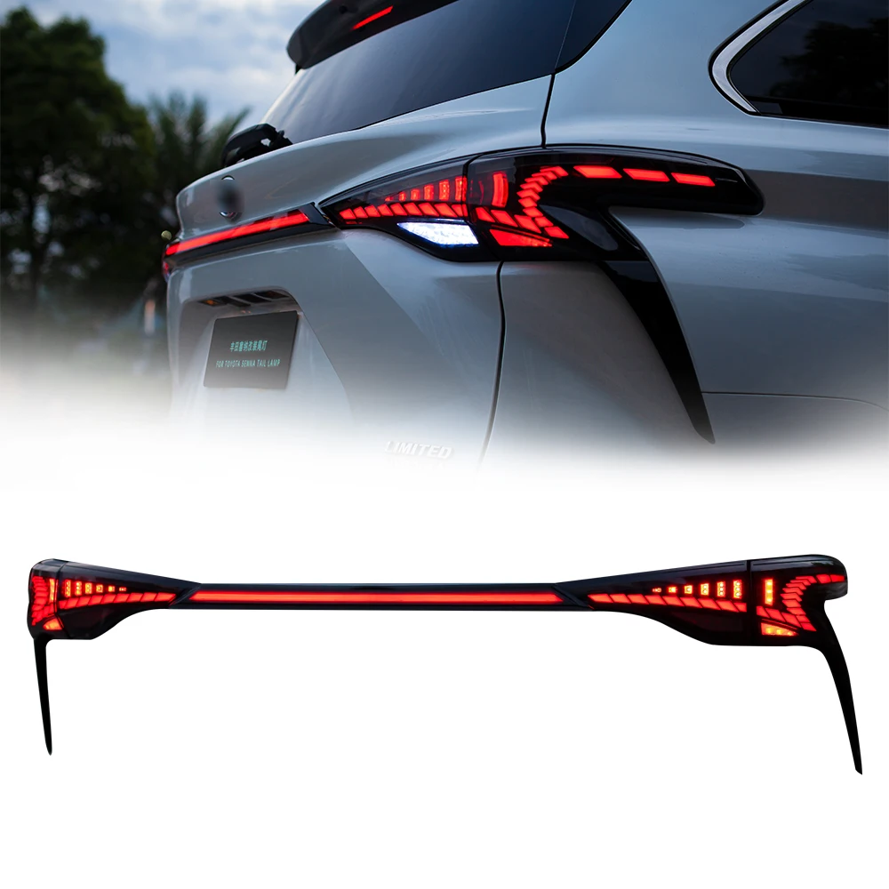 High Quality LED Lights DK Motion Modified Tail Light For Toyota sienna 2020-2023