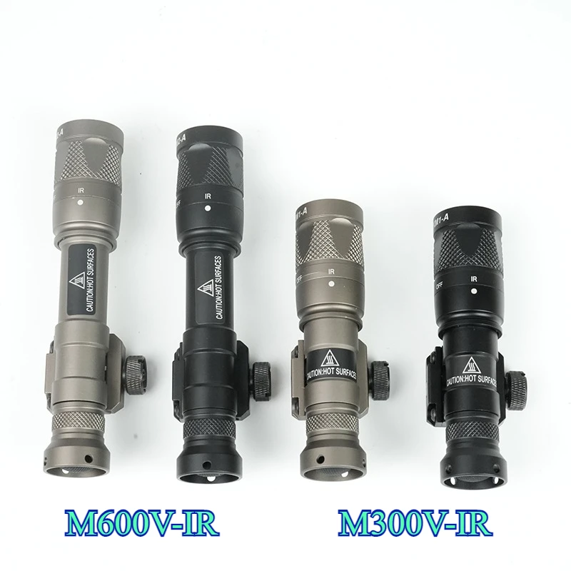

Тактический Surefi M300V M600V ИК-фонарик и светодиодный белый свет, охотничье оружие, скаутский фонарь, аксессуары для страйкбола, подходят для рейки 20 мм