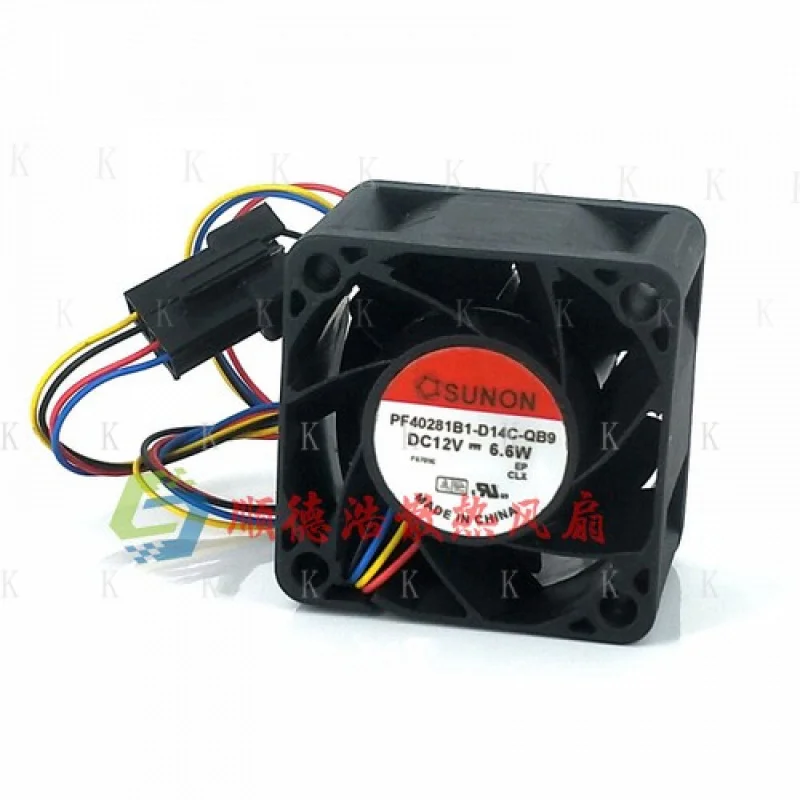 

C 1 шт. для SUNON PF40281B1-D14C-QB9 12 В 6,6 Вт 4028 4 см серверный вентилятор