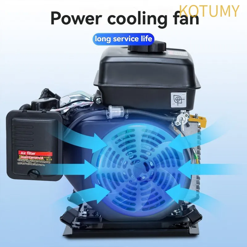 4KW-7KW electric vehicle range extender generator three wheels four car frequency conversion battery range 48V60V72V