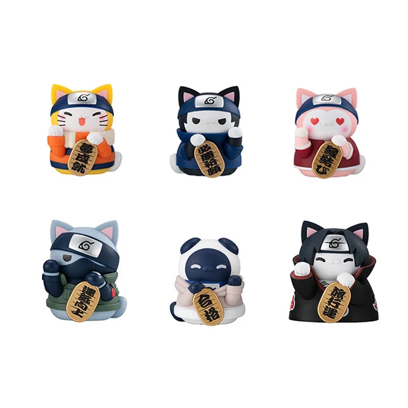 

MegaHouse MEGA CAT PROJECT Naruto Shippuden Naruto Nyan! Lucky Cat FORTUNE Another Draw! Random One Blind Box Toy