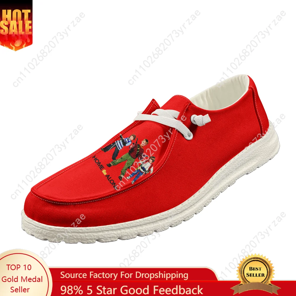 

Home Alone Casual Shoe Men Women Breathable Flat Footwear Indoor Outdoor Lightweight Personalized Fashion Pattern Custom Shoes
