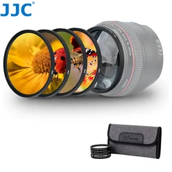 JJC Macro Close Up Lens Filter Kit with Filter Pouch for Sony A6600 A6500 +2 +4 +8 +10 Close-up Filters 49mm 55mm 58mm 62m 77mm