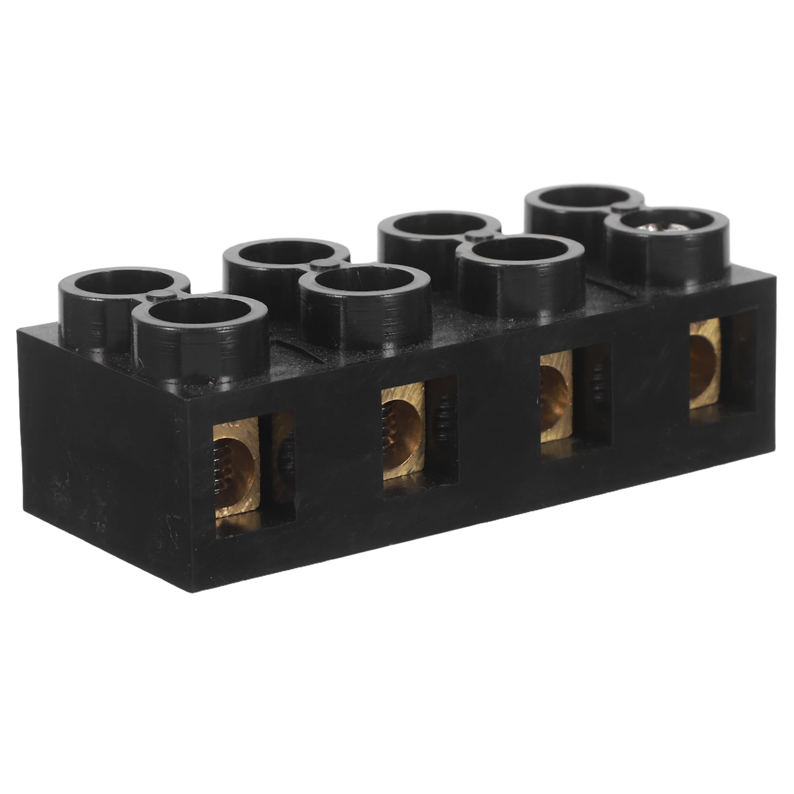 

4 Position Large Current Terminal Block Dual Row Screw Connector Electrical Ground Barrier Strip Circuit Block for Wiring
