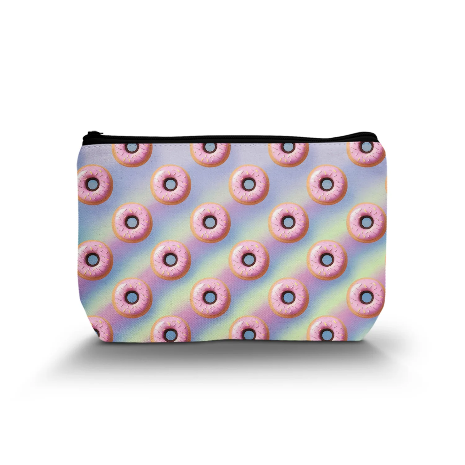 1Pc Fantasy Doughnut Print Makeup Storage Bag Durable Odorless Storage Pouch For Tools & Accessories Dating Home