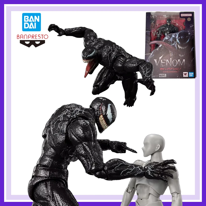 

Original Bandai Banpresto Brand New Venom The Last Dance S.h.figuarts Venom Decoration 19Cm Toy Premium Collectible Figurine