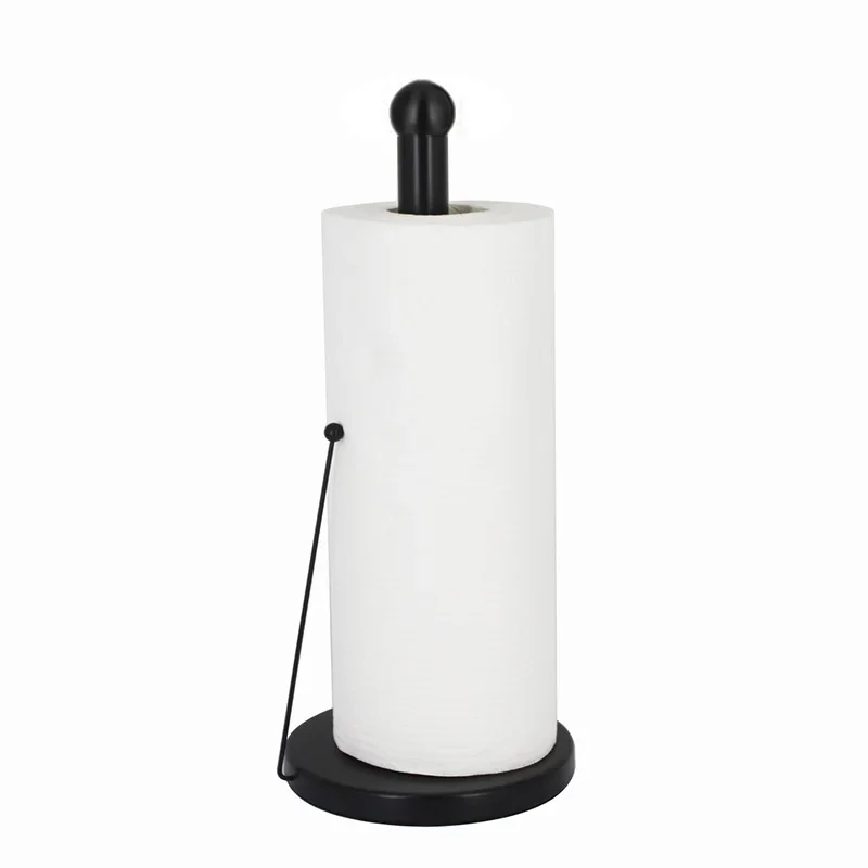 Large Storage Roll Stainless Steel Spring-Loaded Paper Holder, Double Rod Kitchen/bathroom Tissue Organizer
