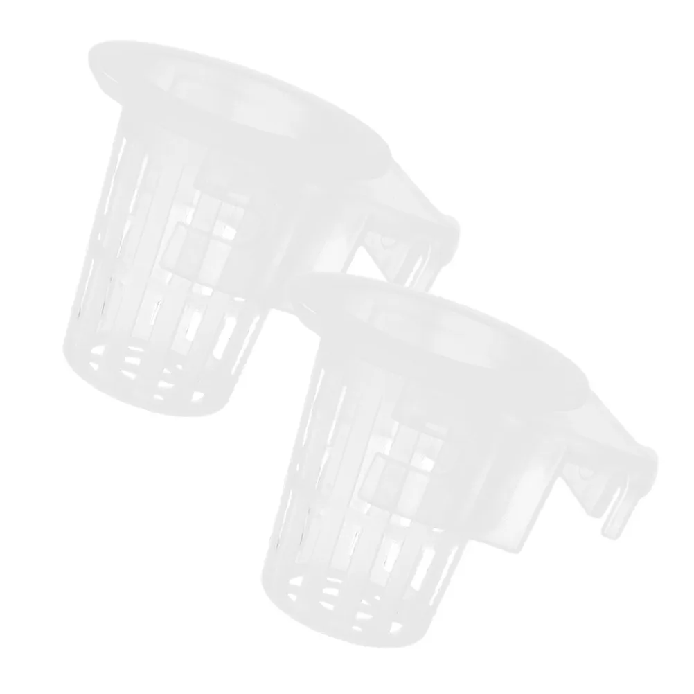 2Pcs Aquarium Planting Baskets Hanging Planter Pot for Aquatic Plants Root Aeration Drainage Holes Professional Aquarium Plant