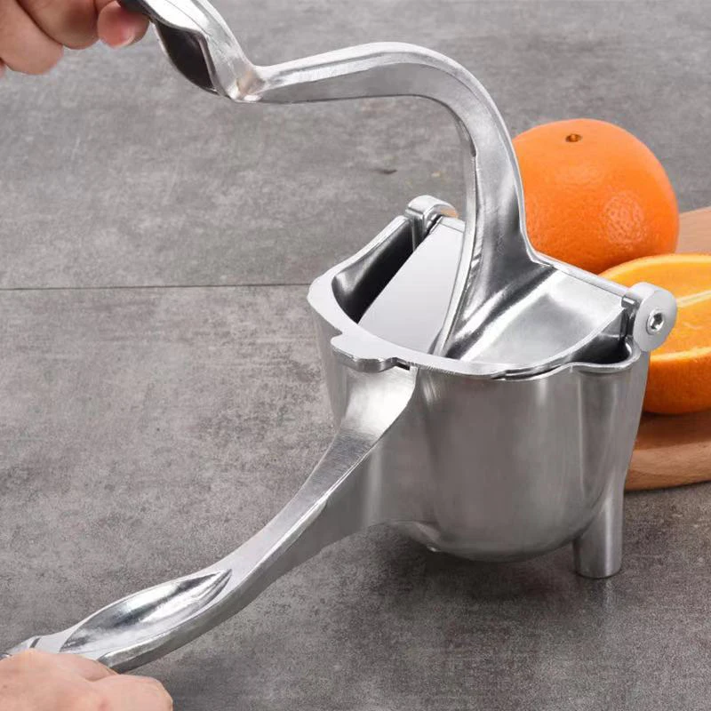 Fruit Juice Squeezer Manual Stainless Steel Juicer Detachable Heavy Duty Citrus  Stainless Steel Squeezer Juicer Extraction