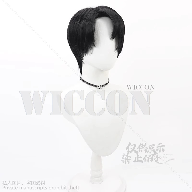 Anime Game Library Of Ruina Warp Black Costume Cos Roland Uniform Hallowen Clothes Clothing DK Mask Props With Black Wigs 롤랑 Cos