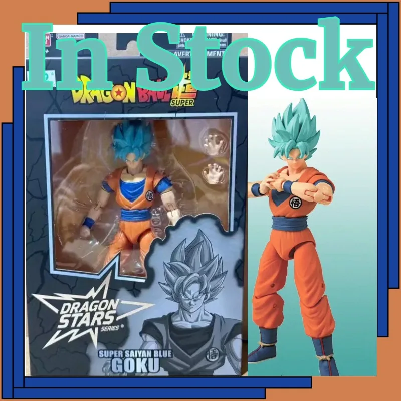 

В наличии: Фигурки Bandai Dragon Ball Dragon Stars Series Super Saiyan Blue Goku, настольные модели, персонажи аниме