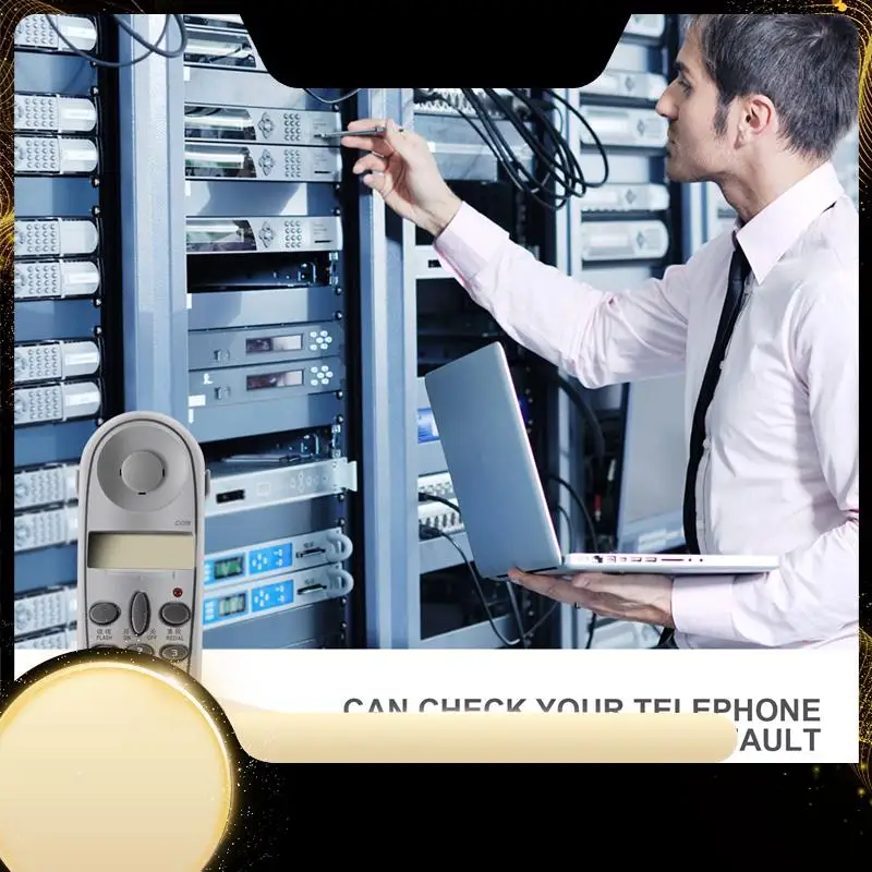 الهاتف الهاتف بعقب اختبار اختبار Lineman أداة شبكة كابل مجموعة جهاز C019 تحقق من خطأ خط الهاتف
