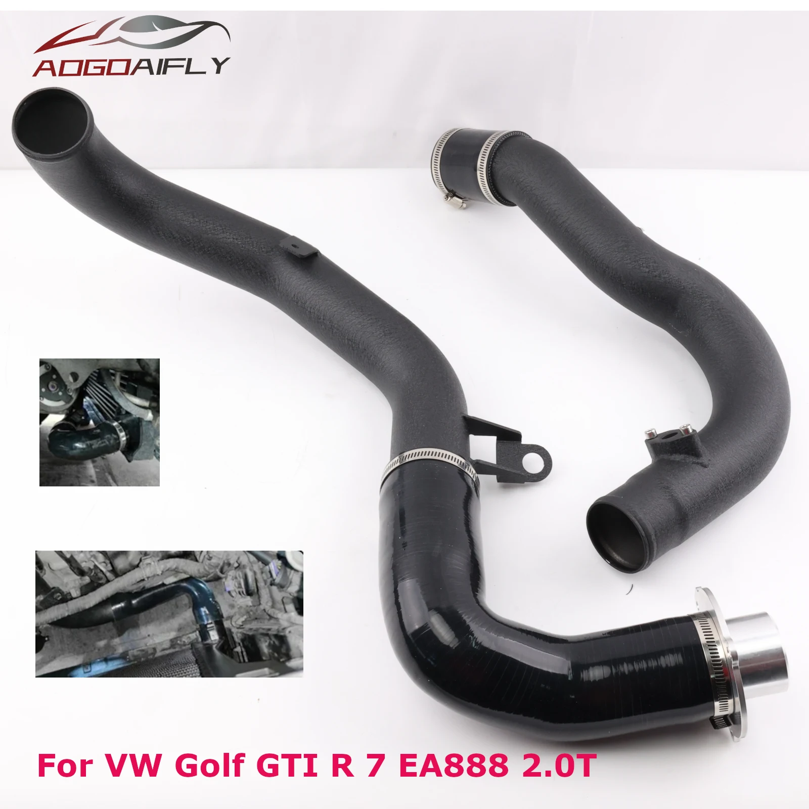 5Q0145840B Turbo Charge & Intercooler Boost Pipe Upgrade Kit for VW Golf GTI R MK7 For Audi A3/S3 EA888 GEN3 1.8T 2.0T TSI