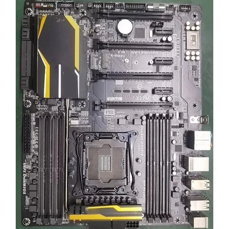 Used GA-X99-UD4 ATX Motherboard LGA 2011-3 Support Intel E5 V3 V4 Processor DDR4 RAM Mainboard for GIGABYTE