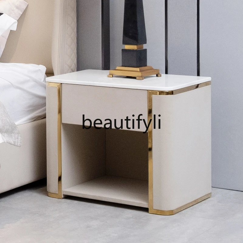 Light luxury bedside table