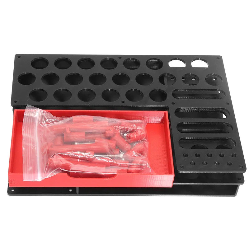 Rack di stoccaggio per strumenti di riparazione modello RC |     Supporto per il riempimento dell'olio dell'ammortizzatore + porta cacciavite e cassetta degli attrezzi |     Adatto per auto telecomandate/modelli di barche/modelli di aerei