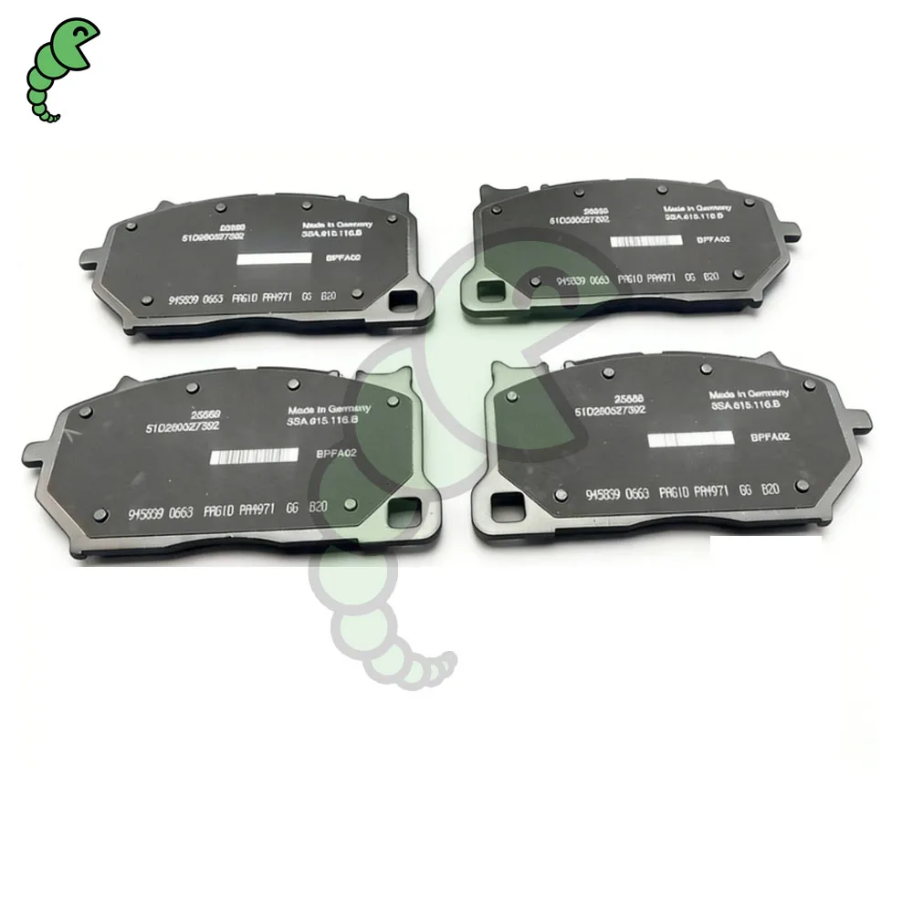 3SA698151C Front Brake Pads fit for Bentley Continental GT Flying Spur (18+) Brake pad wear sensor 971907637