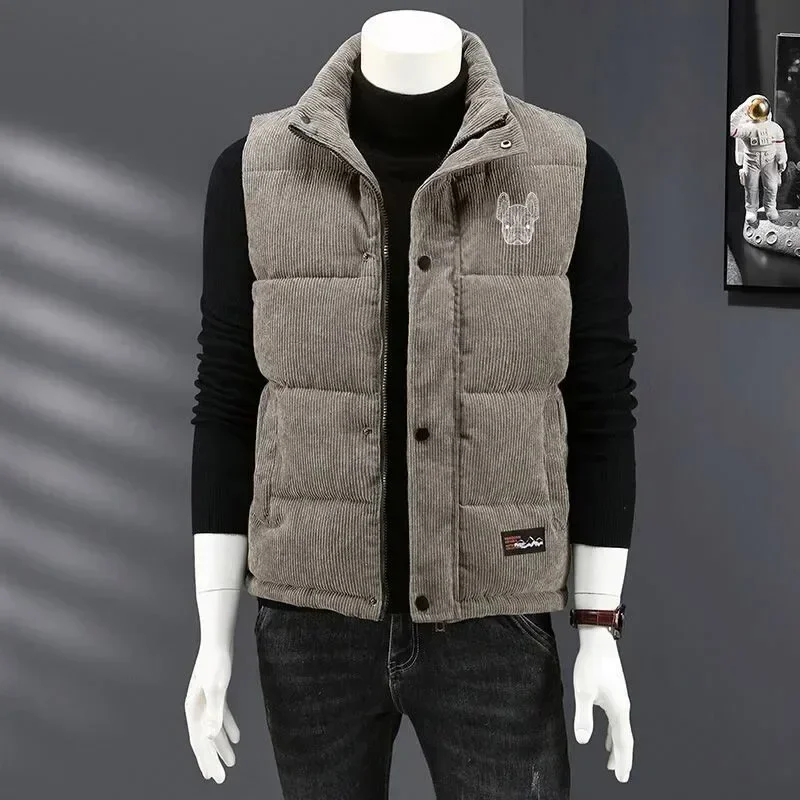 Light Sleeveless Down Top Golf Vest Windbreak Men golf wear Windbreak Golf wear men horse Men Golf Vests Men Jacket Super