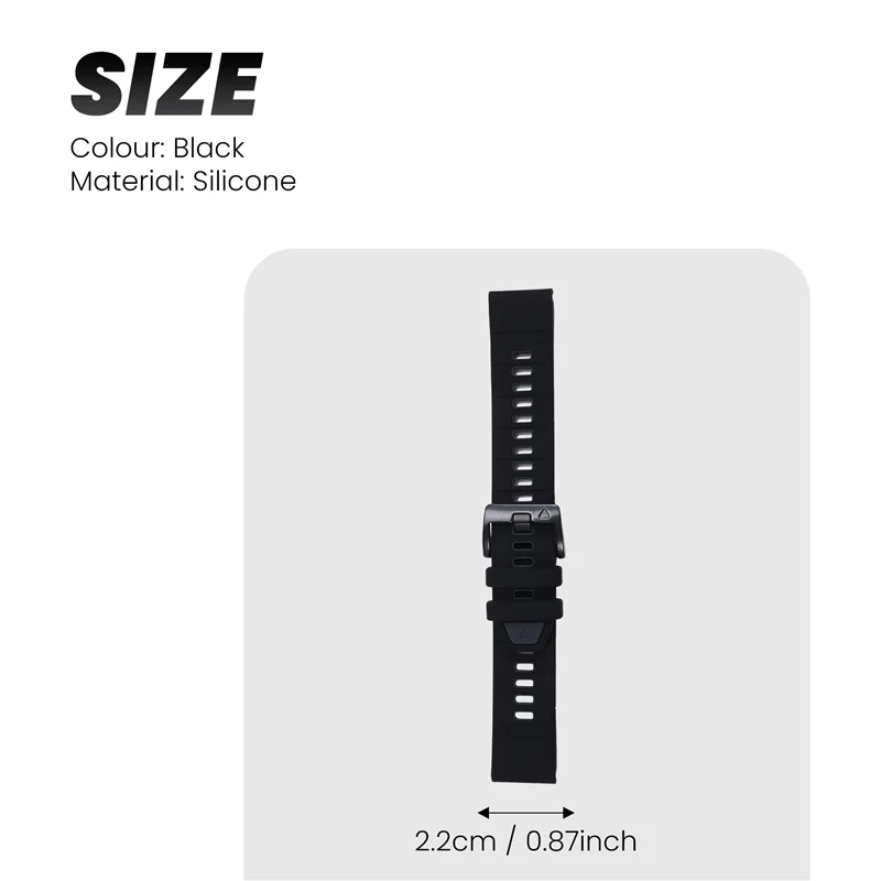 ABJF-силиконовый ремешок для часов Garmin Fenix 8 5 6 7 Pro, мягкий ремешок для мужчин и женщин, часы Garmin Forerunner 965 955 935 22 мм