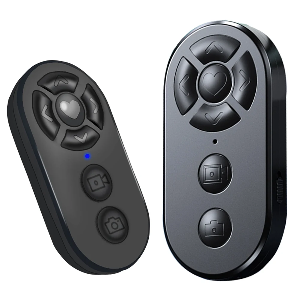 7 Buttons Remote Controller Rechargeable Bluetooth-Compatible Selfie Stick Camera Controller for Androide/iPhon Camera Control