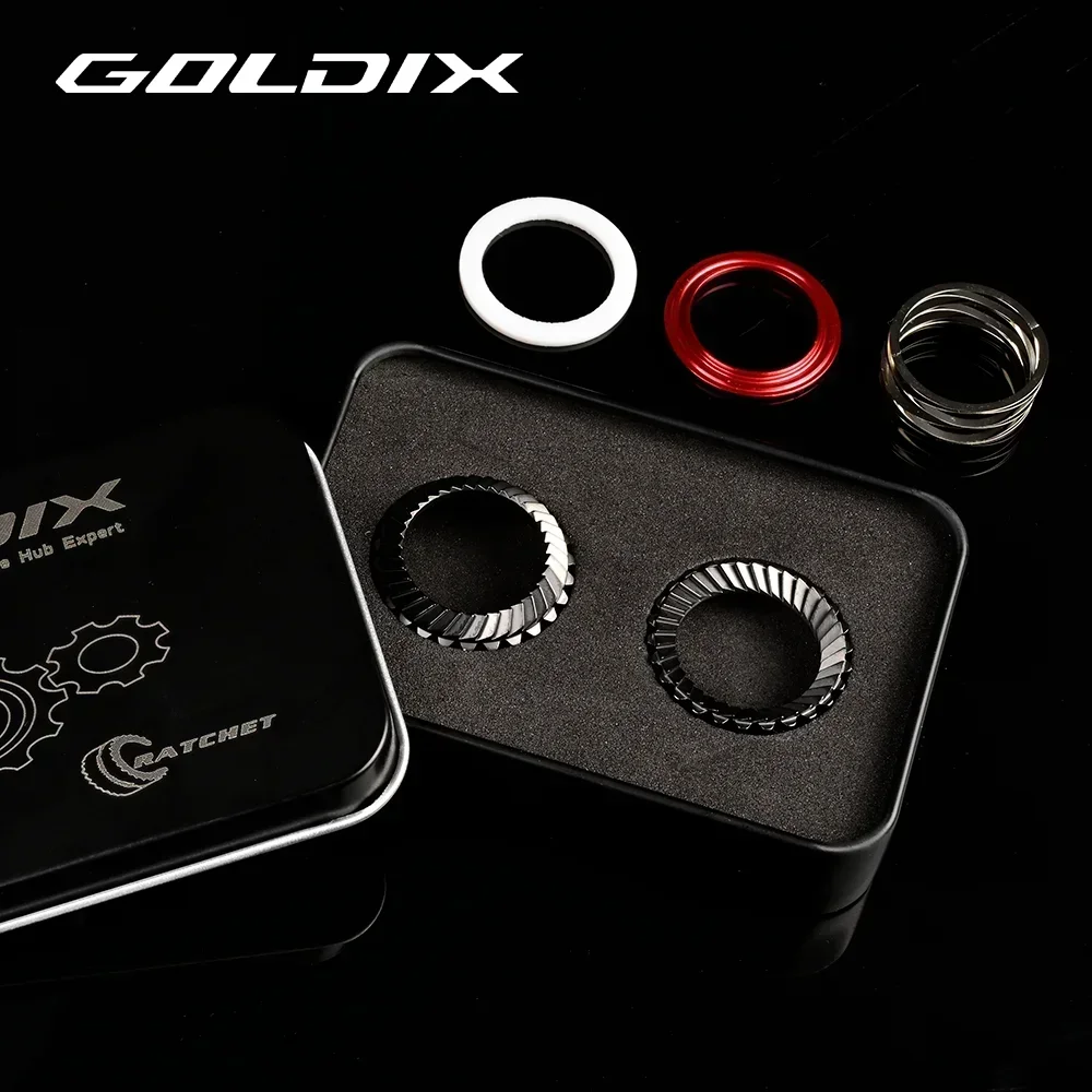 

GOLDIX Spiral X-Drive Ratchet 36T/60T Bicycle Hub Ratchet with Wave Spring for GOLDIX 370/350/310/180/160 Series Hubs