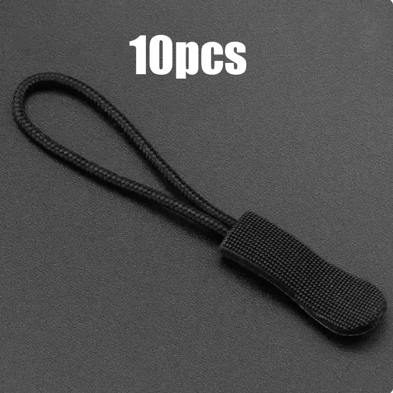 10 stücke Zipper Pull Puller Ende Fit Seil Tag Ersatz Clip Gebrochene Schnalle Fixer Zip Cord Tasche Koffer Zelt Rucksack reißverschluss Kopf