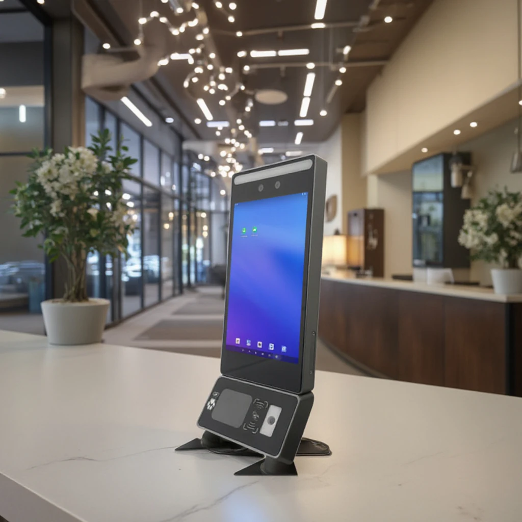 

Jepower TX101 Biometric POS Terminal Dual Screen Android Palm Scanner NFC QR Code Scanner Access Control System PDA Retail