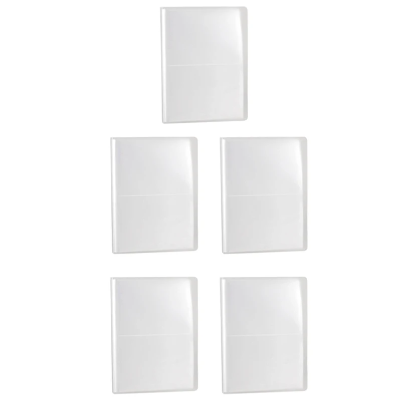 5X PP Pure Frosted Simple Cover Transparent Insert Type 5R 7 Inch PP Photo Album Write Collection 80 Photos Kid Gifts