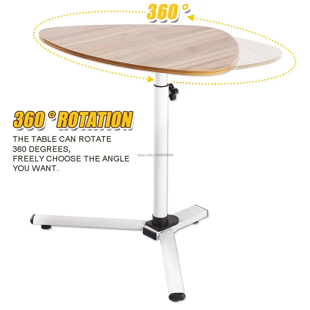 Removable Adjustable Laptop Desk Foldable Computer Table Rotate Laptop Table Notebook Stand Table Bedside Sofa Bed Lazy Table