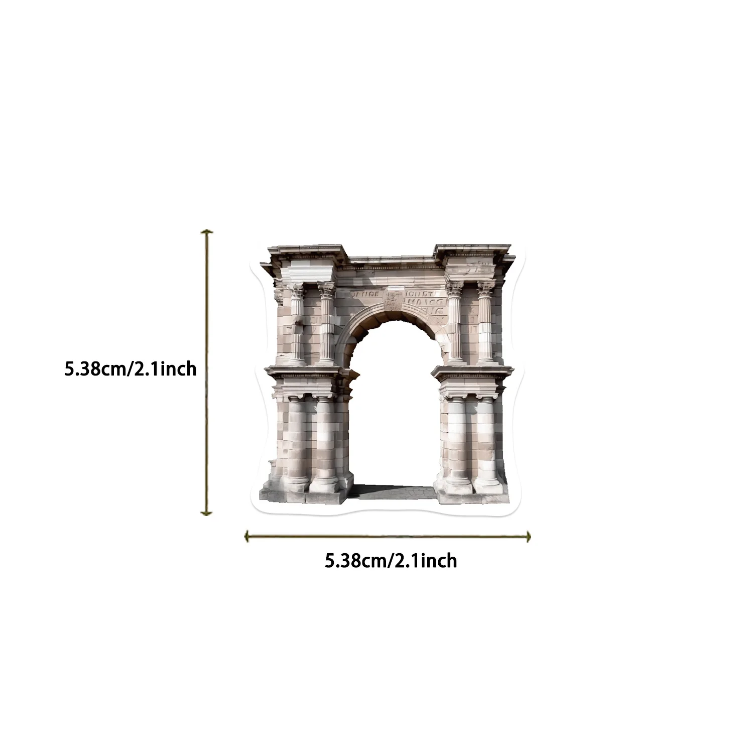 50Pcs Vintage Art Sculpture PVC Sticker Aesthetic Chidlren's Stationery Decoration Scrapbooking School Supplies