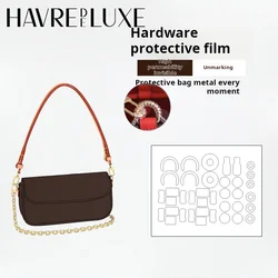 HAVREDELUXE Metal Protective Film For Lv Ivy Woc Bag Metal Film Self-adhesive Protective Film Anti-scratch Film Singles Buy