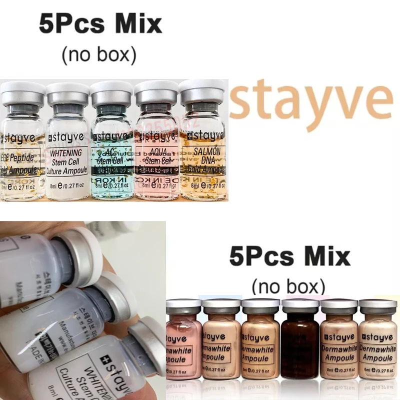 

Stayve 8 мл BB-крем Glow Essence Стартовый набор для лица Ниацинамидный тональный крем Увлажняющий крем Уход за кожей Красота