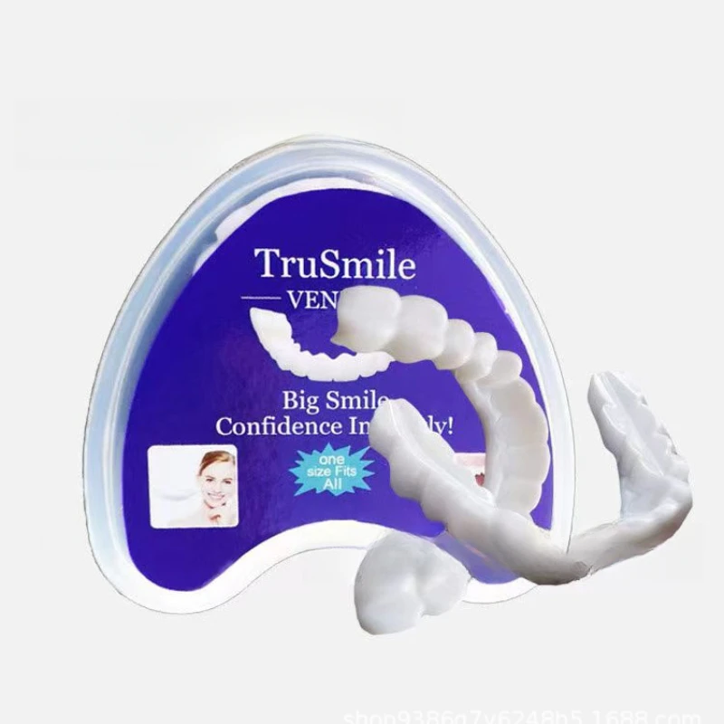 

Portable Braces Decorate Gaps For Teeth Oral Hygiene Care Adult Adjustable Dentures Teeth Set Adjustable Snap-on Fake Teeth