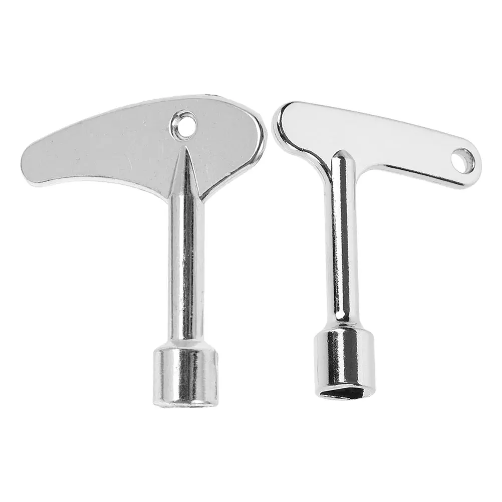 

2PCS Triangle Keys Metal for Outdoor Trash Cans Waste Bin Outdoor Waste Bin Key Elevator Key Electrical Panel