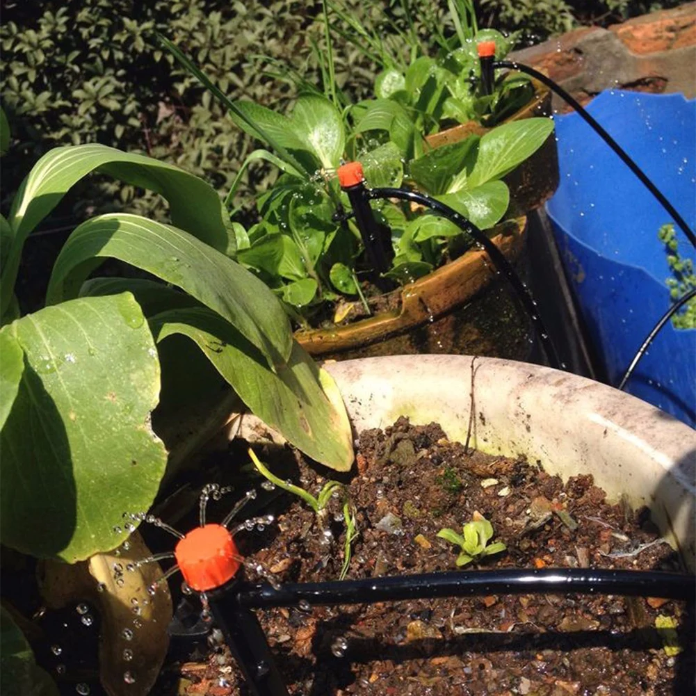 

Комплект для капельного орошения: система полива для теплиц, регулируемая автоматическая система туманообразования, шланг 5/15/25 м для сада, газона, патио